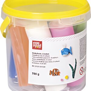 KNORR prandell Set de pâte à modeler, en seau de 700 g