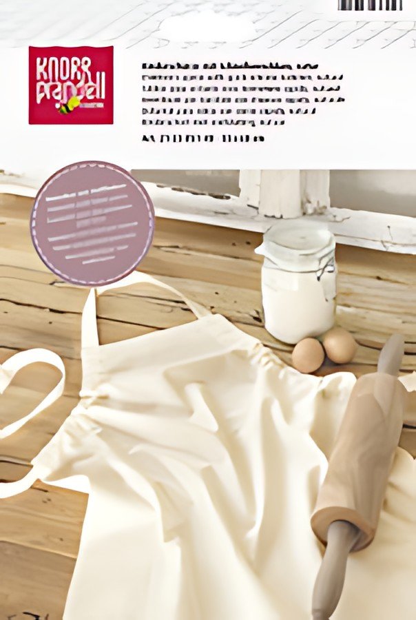 KNORR prandell Tablier en coton pour enfant, naturel