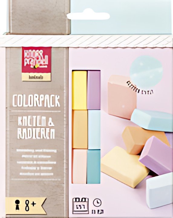 KNORR prandell Kit créatif Modeler & gommer pastel
