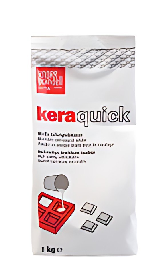 KNORR prandell Masse de coulée keraquick, 1 kg, blanc