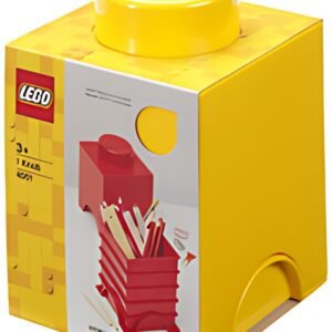 LEGO Brique de rangement STORAGE BRICK 1, 1,2 litre, jaune