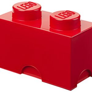 LEGO Brique de rangement STORAGE BRICK 2, 2,6 L, rouge