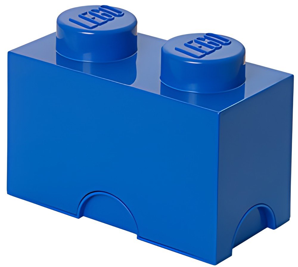 LEGO Brique de rangement STORAGE BRICK 2, 2,6 L, bleu