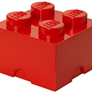 LEGO Brique de rangement STORAGE BRICK 4, 5,7 L, rouge