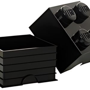 LEGO Brique de rangement STORAGE BRICK 4, 5,7 L, noir