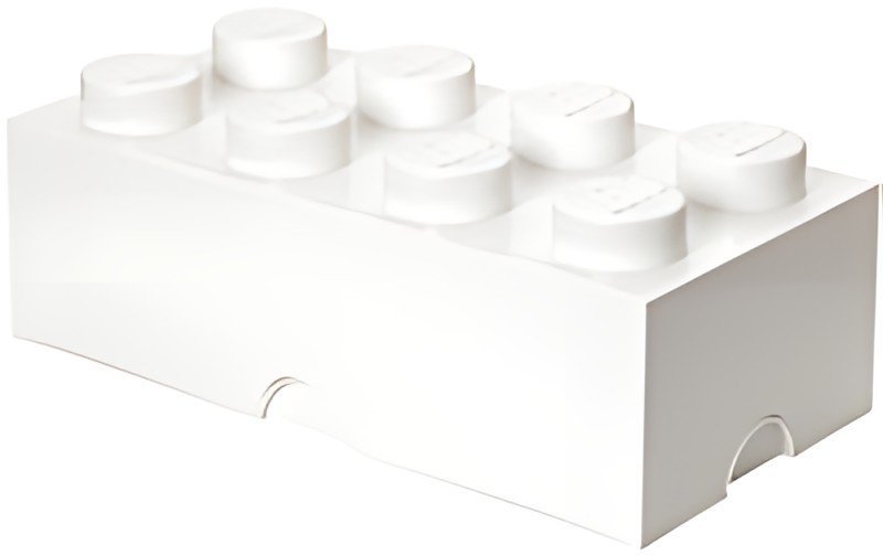 LEGO Brique de rangement STORAGE BRICK 8, 12 L, blanc