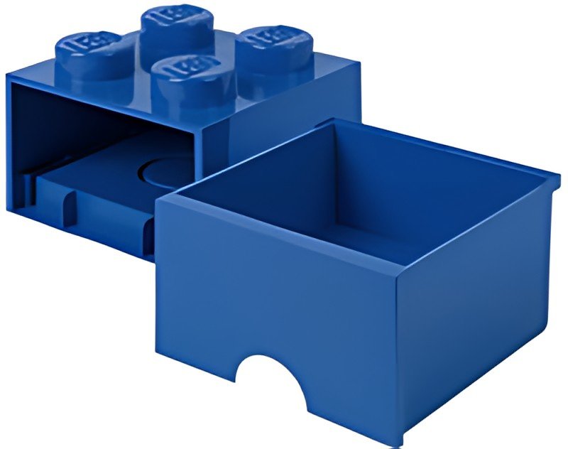 LEGO Brique tiroir STORAGE BRICK DRAWER 4, 1 tiroir, bleu