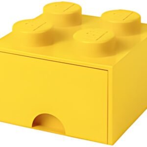 LEGO Brique tiroir STORAGE BRICK DRAWER 4, 1 tiroir, jaune