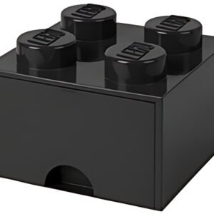 LEGO Brique tiroir STORAGE BRICK DRAWER 4, 1 tiroir, noir