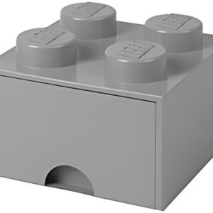 LEGO Brique tiroir STORAGE BRICK DRAWER 4, 1 tiroir, gris