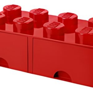 LEGO Brique tiroir STORAGE BRICK DRAWER 8, 2 tiroirs, rouge