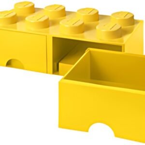 LEGO Brique tiroir STORAGE BRICK DRAWER 8, 2 tiroirs, jaune