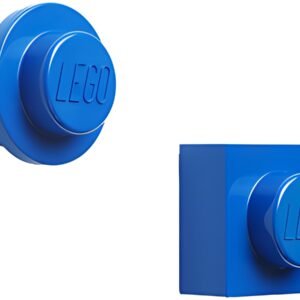 LEGO Set d'aimants, 2 pièces, bleu