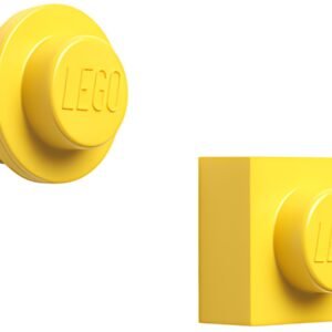 LEGO Set d'aimants, 2 pièces, jaune
