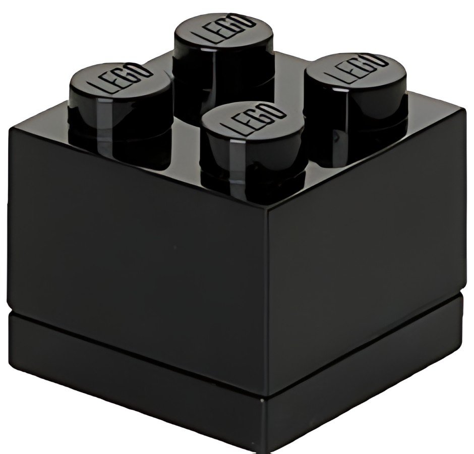 LEGO Boîte à snack MINI BOX 4, 60 ml, noir
