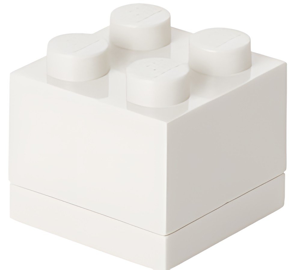LEGO Boîte à snack MINI BOX 4, 60 ml, blanc