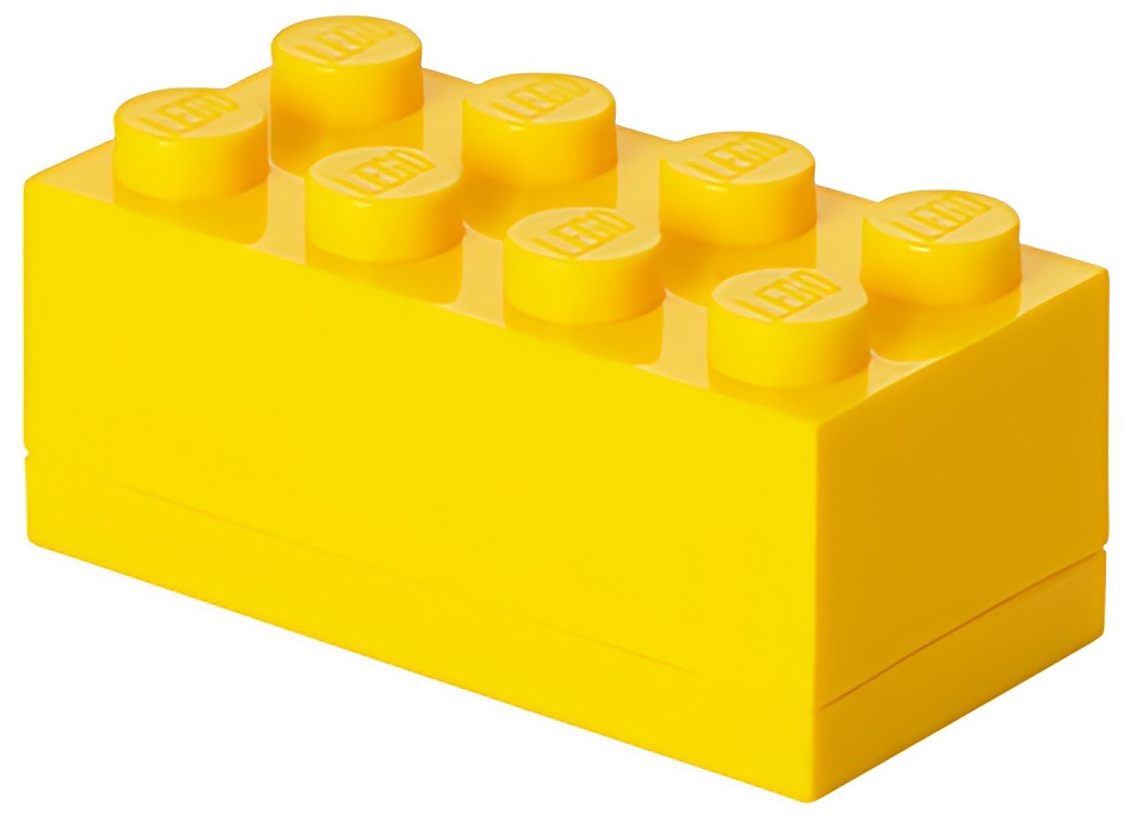 LEGO Boîte à snack MINI BOX 8, 110 ml, jaune