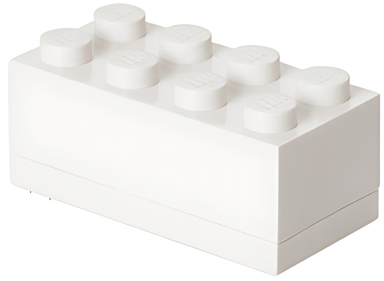 LEGO Boîte à snack MINI BOX 8, 110 ml, blanc