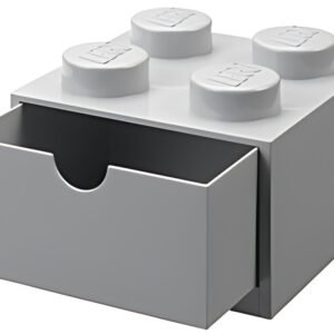 LEGO Brique tiroir DESK DRAWER 4, 1 tiroir, gris