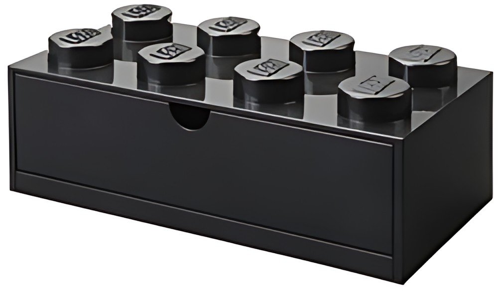 LEGO Brique tiroir DESK DRAWER 8, 1 tiroir, noir