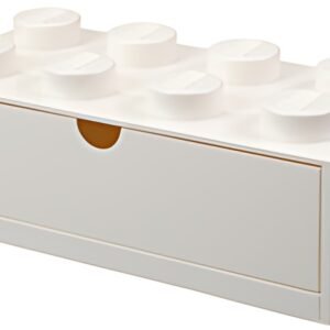 LEGO Brique tiroir DESK DRAWER 8, 1 tiroir, blanc