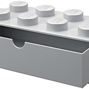 LEGO Brique tiroir DESK DRAWER 8, 1 tiroir, gris