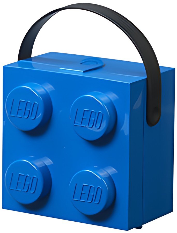 LEGO Boîte à goûter avec poignée, bleu