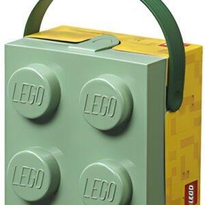 LEGO Boîte à goûter avec poignée, vert sable