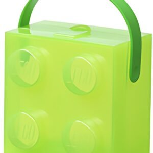 LEGO Boîte à goûter avec poignée, vert translucide