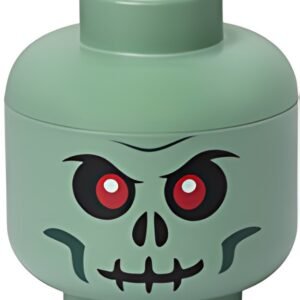 LEGO Boîte en forme de tête STORAGE HEAD GREEN SKELETON vert