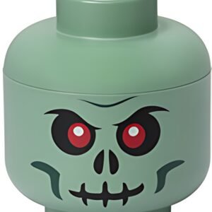 LEGO Boîte en forme de tête STORAGE HEAD GREEN SKELETON, L