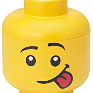 LEGO Mini-boîte en forme de tête STORAGE HEAD SILLY, jaune