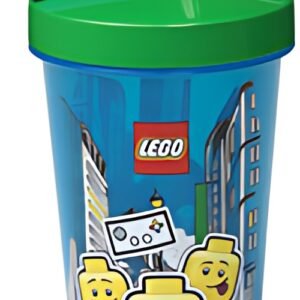 LEGO Gobelet avec paille ICONIC BOY, 0,5 litre
