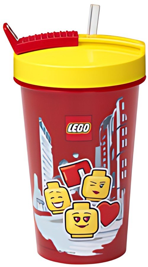 LEGO Gobelet avec paille ICONIC GIRL, 0,5 litre