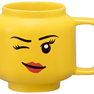LEGO Tasse à café WINKING GIRL, 255 ml, dans carton, jaune