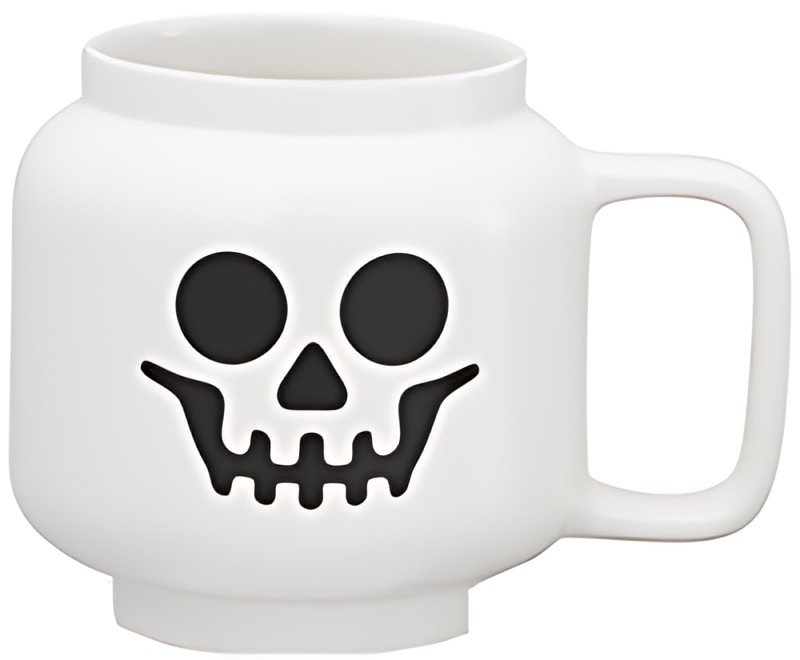 LEGO Tasse à café SKELETON, 255 ml, dans un carton, blanc