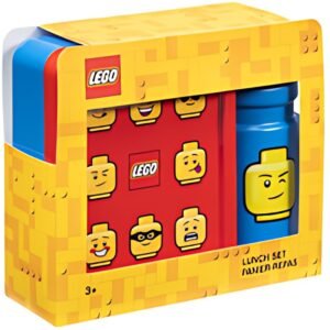 LEGO Gourde + Boîte à goûter LUNCH SET ICONIC, rouge/bleu