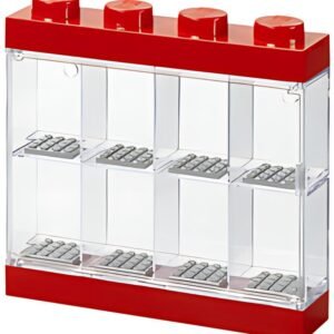 LEGO Vitrine pour figurines DISPLAY CASE 8, rouge