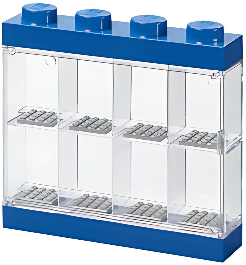 LEGO Vitrine pour figurines DISPLAY CASE 8, bleu