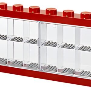 LEGO Vitrine pour figurines DISPLAY CASE 16, rouge