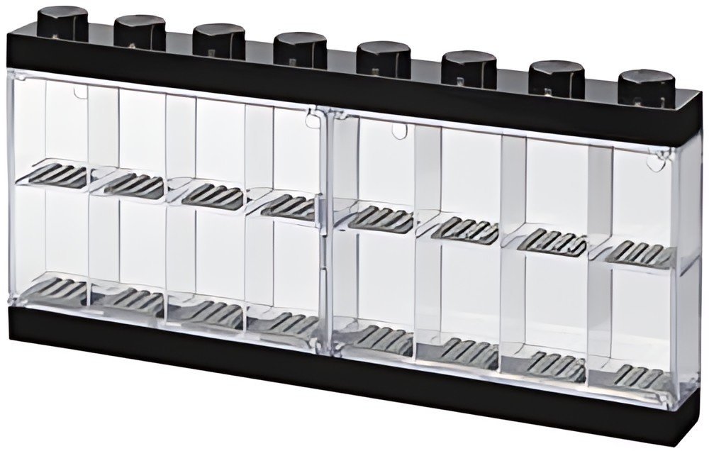 LEGO Vitrine pour figurines DISPLAY CASE 16, noir