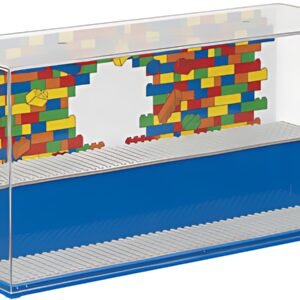 LEGO Vitrine PLAY & DISPLAY CASE ICONIC, bleu