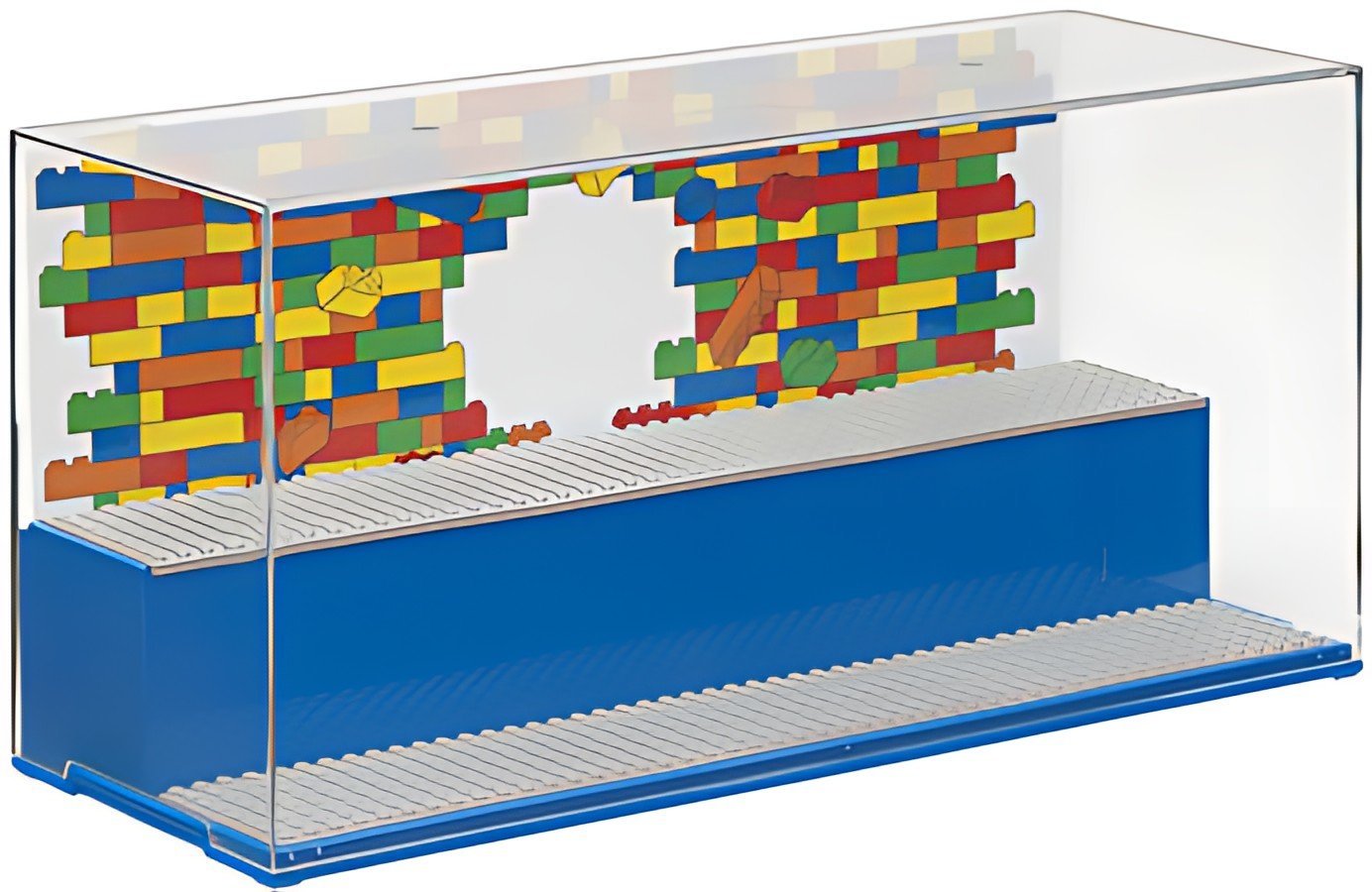 LEGO Vitrine PLAY & DISPLAY CASE ICONIC, bleu