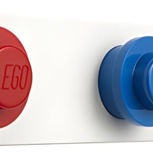 LEGO Portemanteau mural WALL HANGER RACK, rouge/bleu/jaune