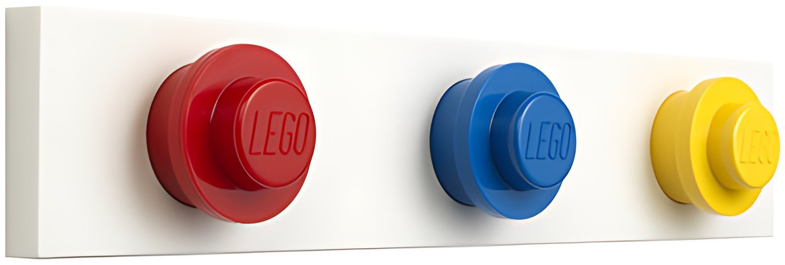 LEGO Portemanteau mural WALL HANGER RACK, rouge/bleu/jaune