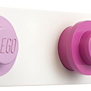 LEGO Portemanteau WALL HANGER RACK, rose pâle/rose/lavande
