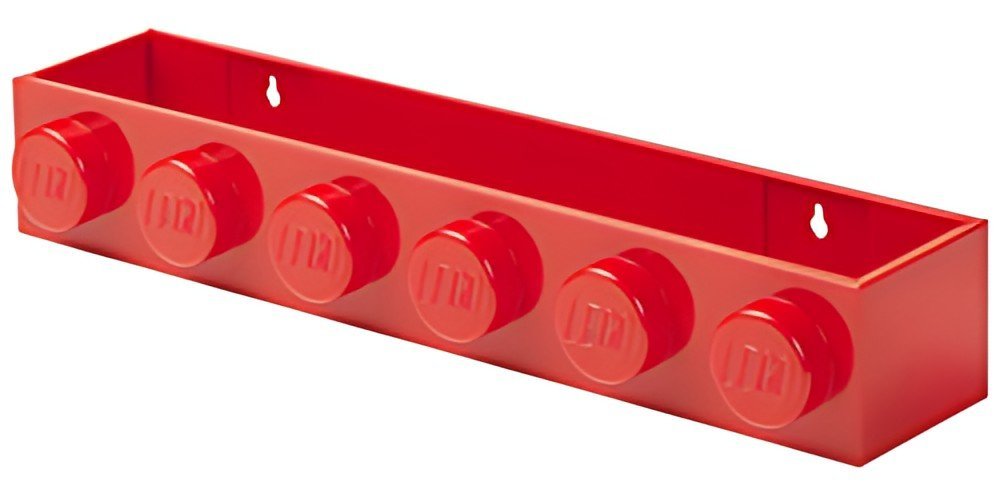 LEGO Étagère BOOK RACK, largeur: 478 mm, rouge