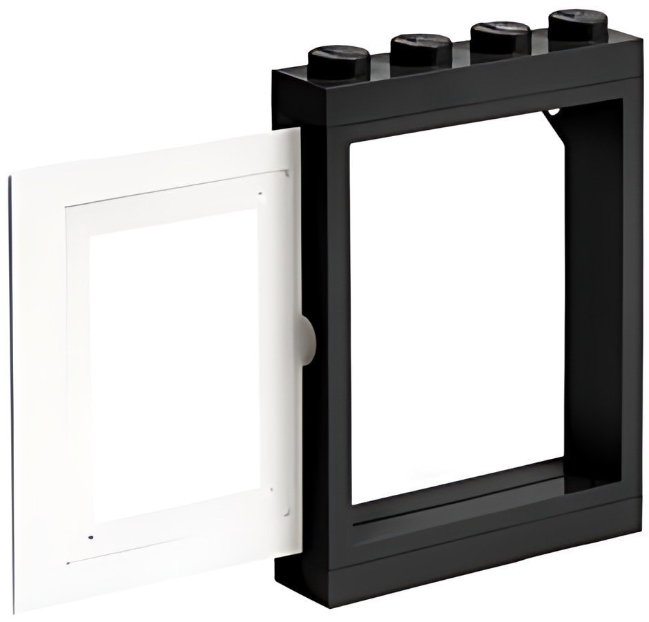 LEGO Cadre photo PICTURE FRAME, (L)191 x (H)268 mm, noir