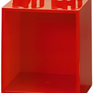 LEGO Étagère en forme de brique BRICK SHELF 4, rouge