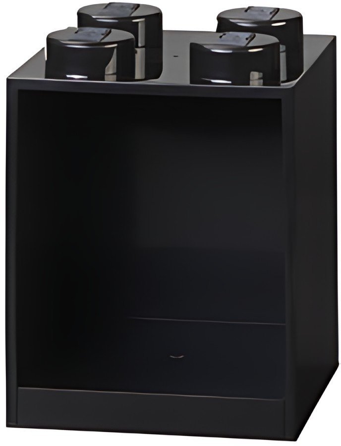 LEGO Étagère en forme de brique BRICK SHELF 4, noir